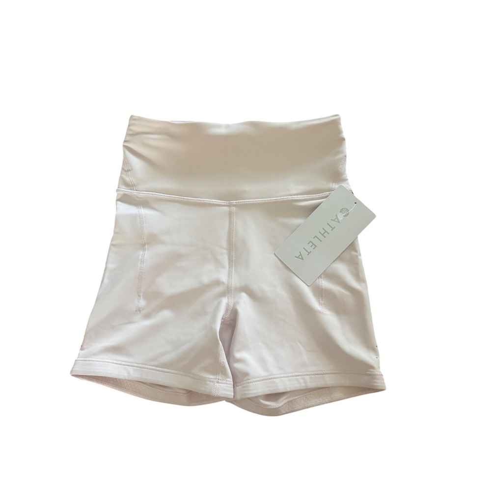 Athleta Pacesetter 4" Shortie XXS Pink‎ PowerMove Mini Shorts NWT